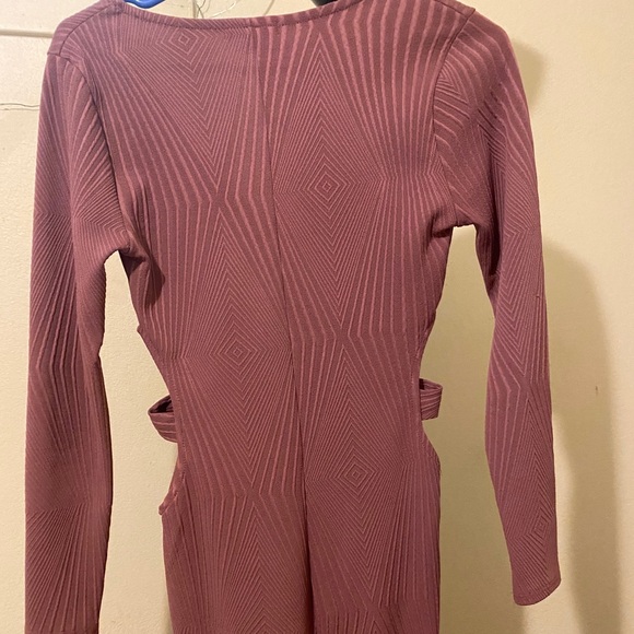 Fall Colors Bodycon Cutout Dress - Picture 3 of 5